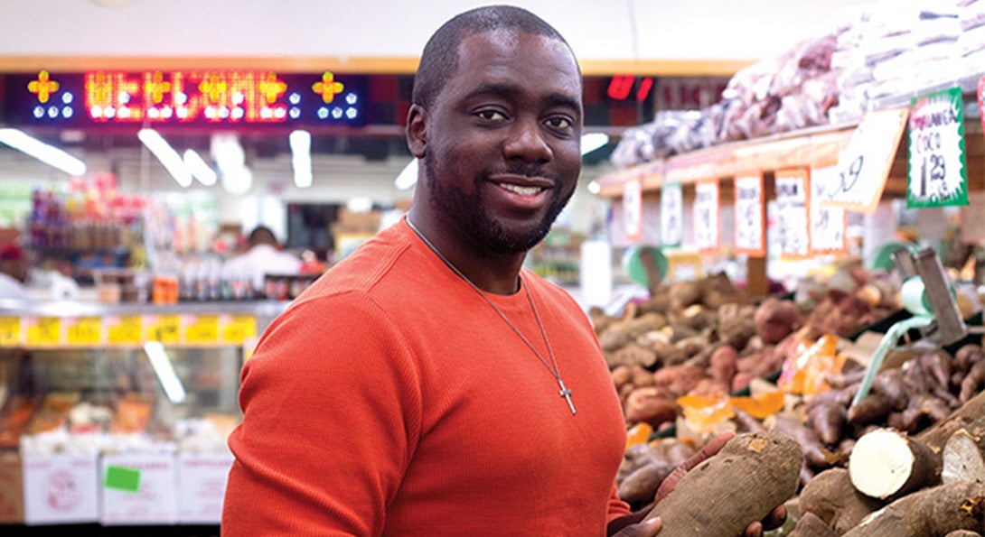 Grocery shopping has long meant a trek for Boyede Sobitan, ’03 NURS, MHA ’07. In college, it took him about 30 minutes to drive from UIC to Old World Market, an African shop in Chicago’s Uptown neighborhood, to find the foods he grew up eating.
                  