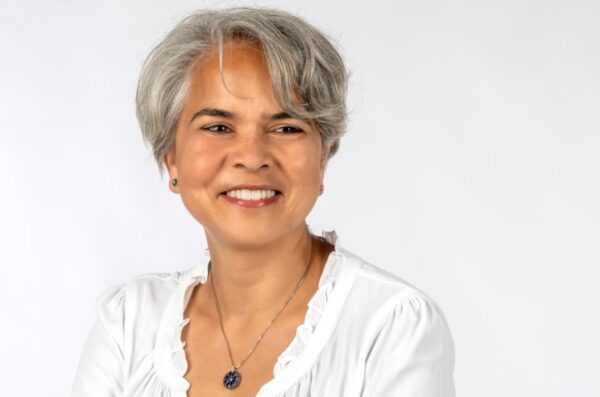 Portrait of UIC's new Chancellor Marie Lynn Miranda